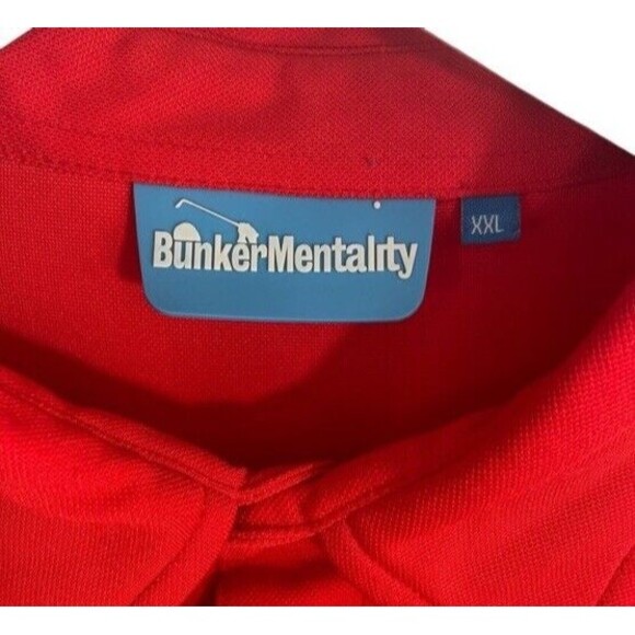 Bunker Mentality Performance Golf Polos Bundle Of 2 Shirts Solid Stretch XXL - Picture 4 of 16